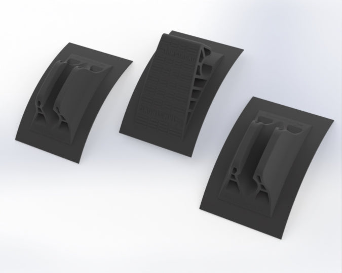 RIB Ladder Mounting Hardware - Grey or Black | Armstrong Nautical