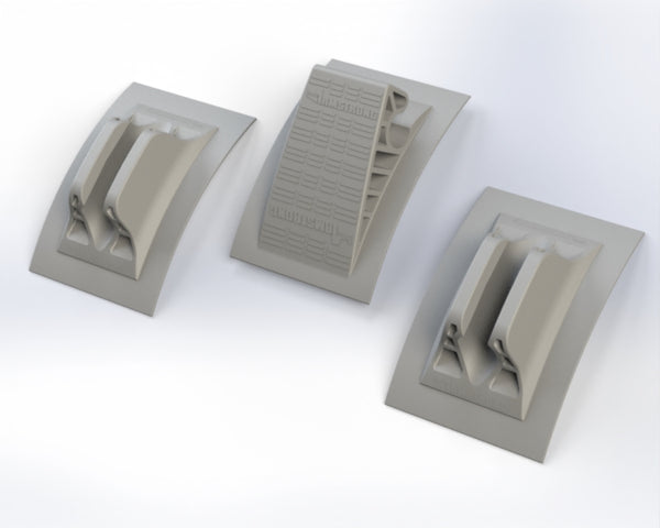 RIB Ladder Mounting Hardware – Grey or Black – Glue Kit Included RIB Ladder Mounting Hardware – Grey or Black – Glue Kit Included